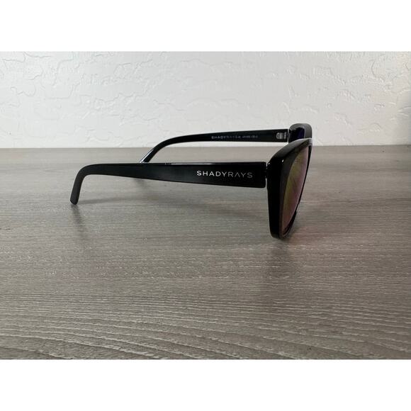 Shady Rays UV400 CE-2 Polarized Unisex Sunglasses Black Frames- EUC - Picture 1 of 7